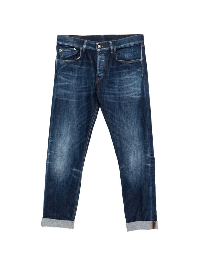 Dondup Jeans Blu Uomo con Risvolto 5