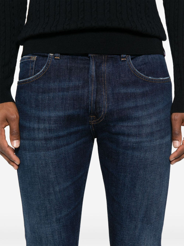 Dondup Jeans Blu Uomo Icon Skinny 4