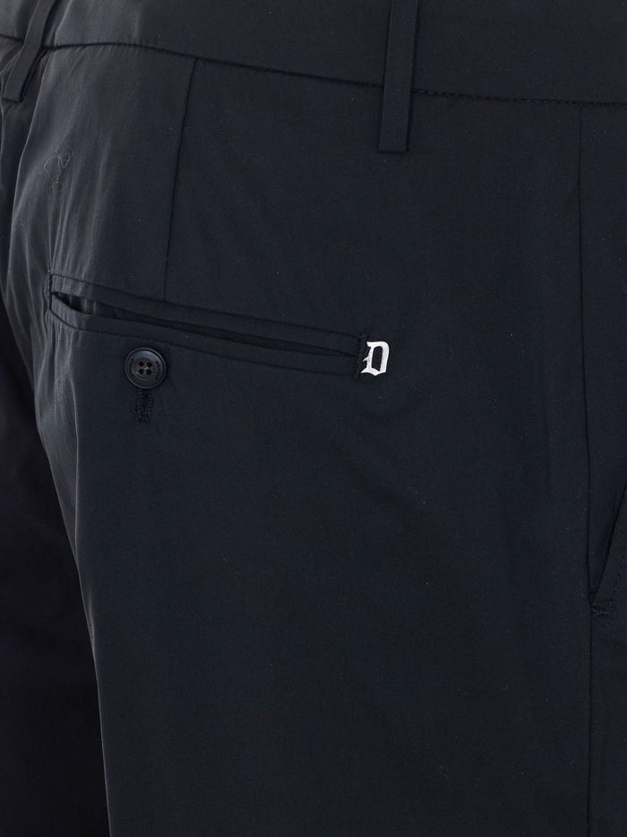 Dondup Pantalone Nero Uomo Gaubert 4