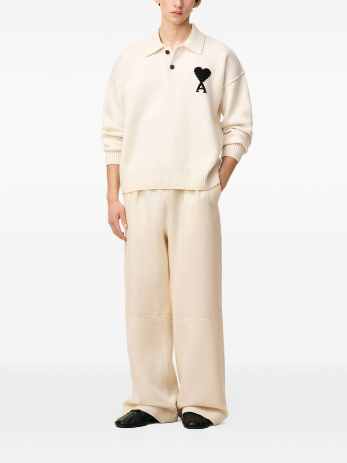 Ami Paris Polo Beige Uomo 6