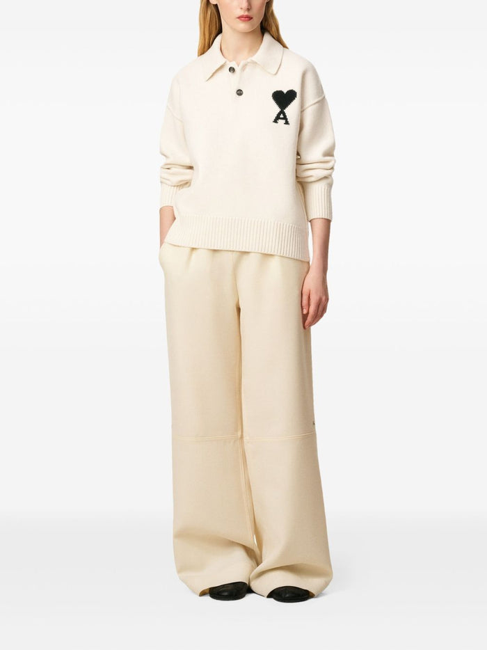 Ami Paris Polo Beige Uomo 7