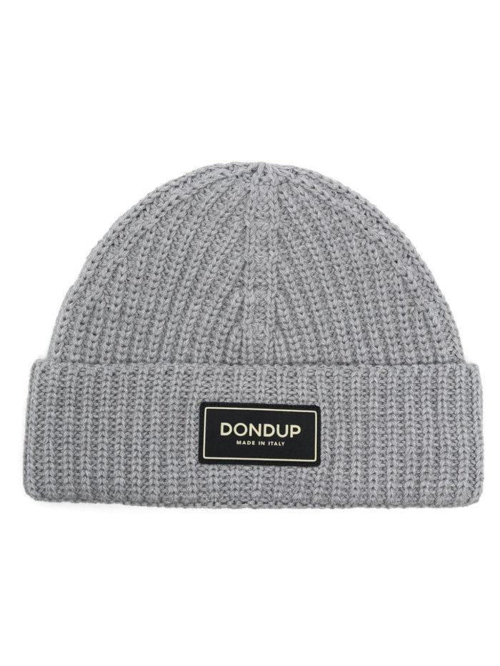 Dondup Cappello Grigio Uomo con applicazione 1