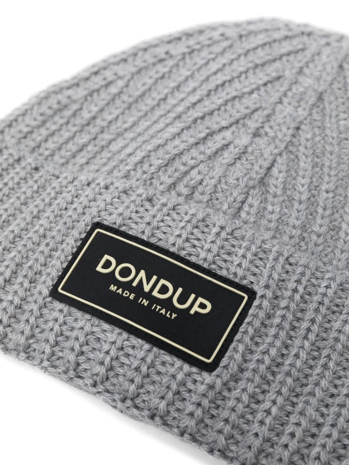 Dondup Cappello Grigio Uomo con applicazione 2