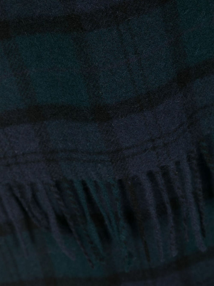 Barbour Sciarpa Nero Uomo Tartan 2