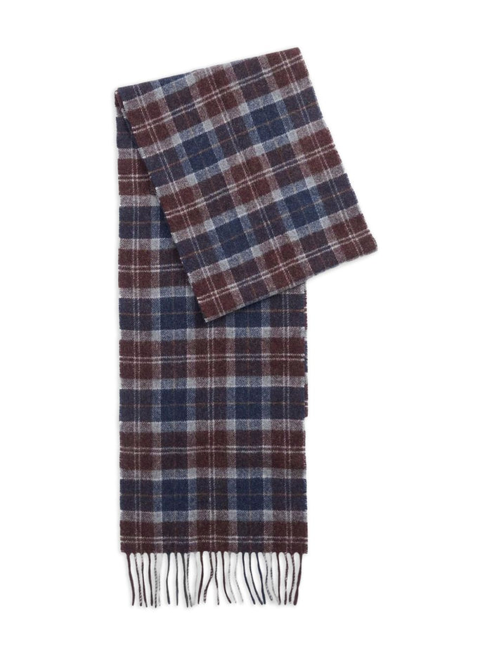 Barbour Sciarpa Marrone Uomo Tartan 1