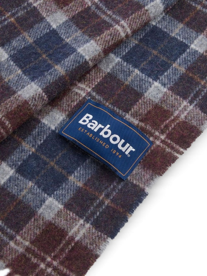 Barbour Sciarpa Marrone Uomo Tartan 2