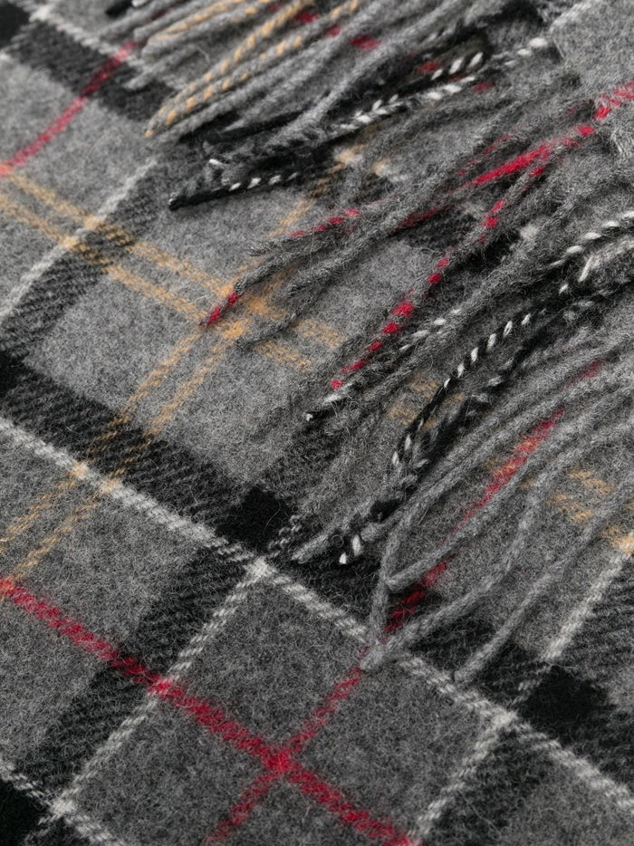 Barbour Sciarpa Grigio Uomo Tartan 2