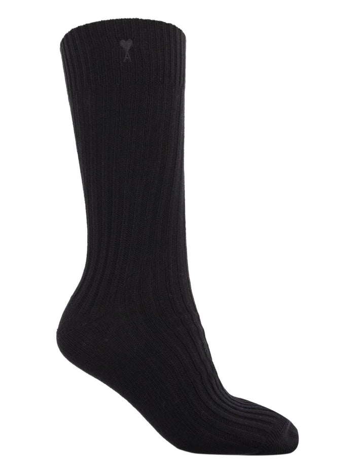Ami Paris Men's Socks Accessories Black (6 Pairs) 5