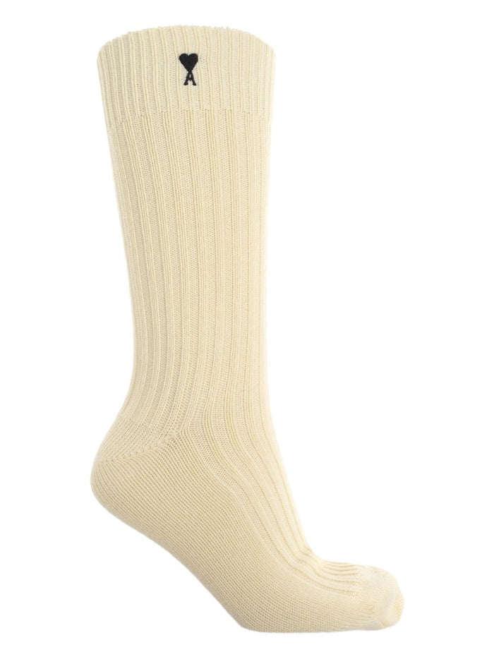 Ami Paris Men's Socks Accessories White 4