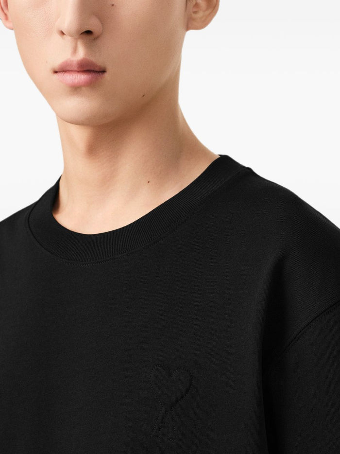 Ami Paris T Shirt Nero Uomo 6