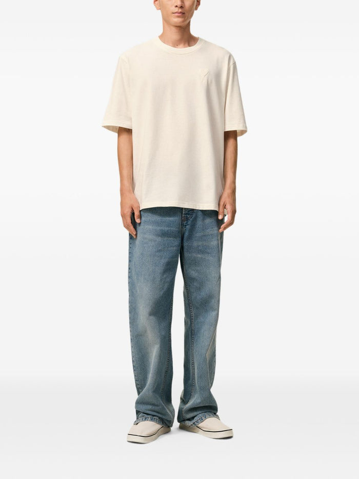 Ami Paris Men's White Heart T-Shirt 1