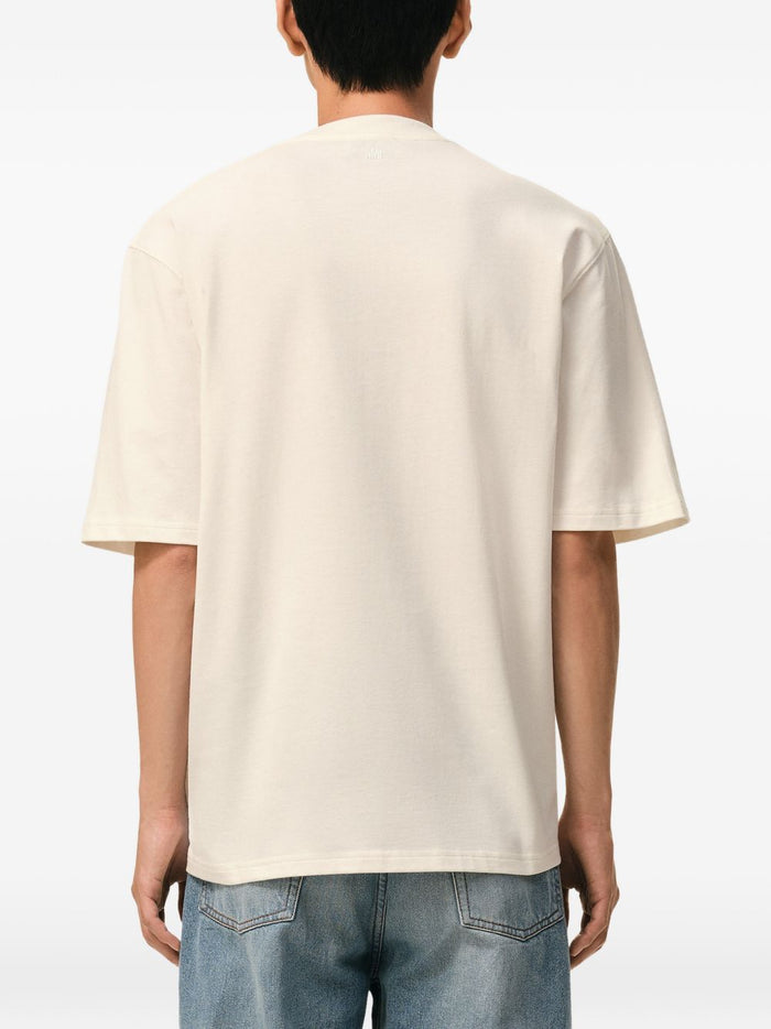 Ami Paris Men's White Heart T-Shirt 3