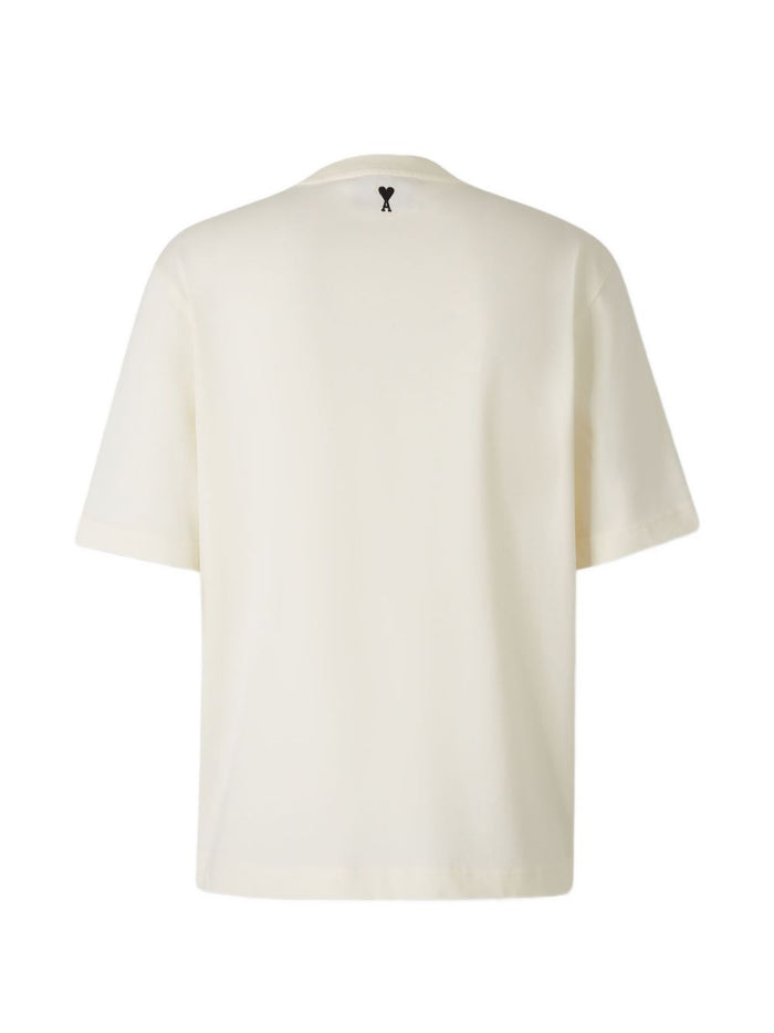 Ami Paris Men's Logo Print T-Shirt White 2