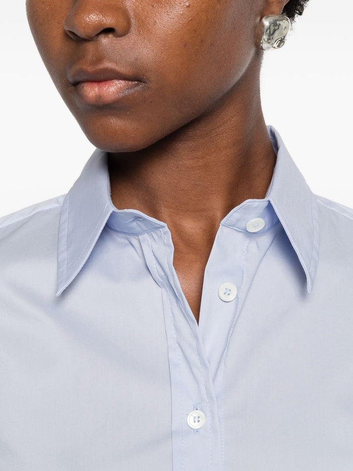 Caliban Camicia Azzurro Donna 4