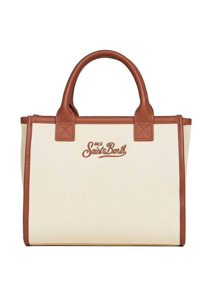 Mc2 Saint Barth Borsa Vanity Bag Midi Donna Beige 2