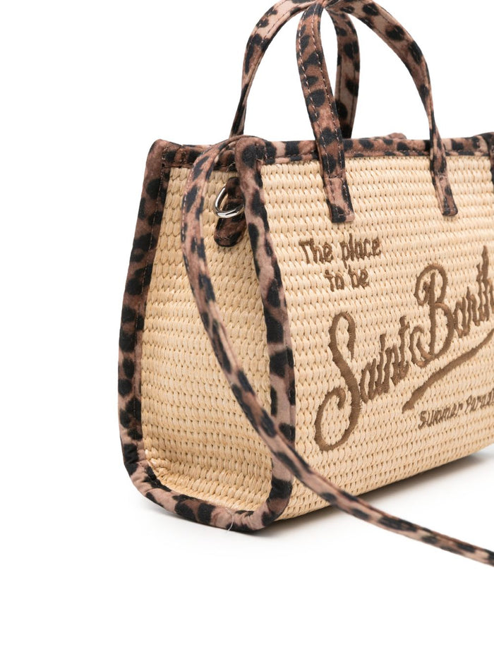 Mc2 Saint Barth Borsa Vivian Mini Donna Beige-Leopardata 3