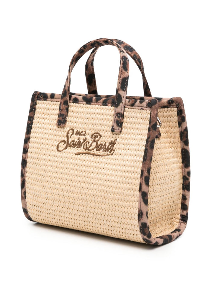 Mc2 Saint Barth Borsa Vivian Mini Donna Beige-Leopardata 4