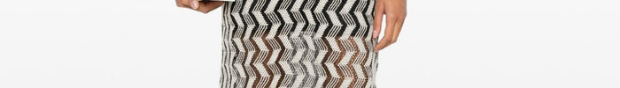 Cotazur Abito Motivo Zig Zag Donna Nero - Dipierro