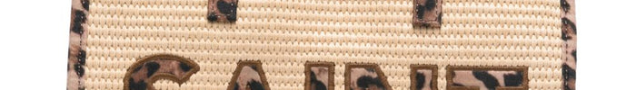Mc2 Saint Barth Borsa Vivian Mid Straw Donna Leopardata - Dipierro