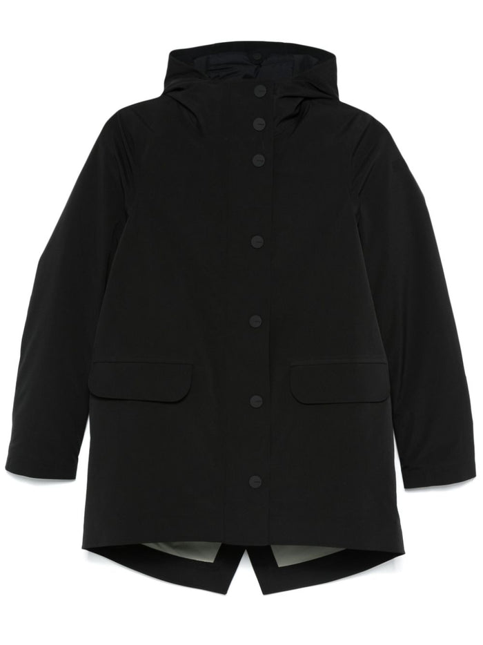 Rrd Black Jacket Women Color Detachable Parka 1