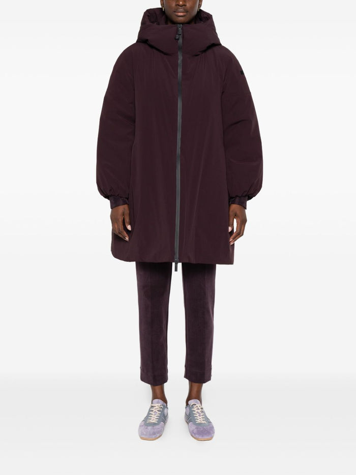 Rrd Damen Lila Jacke mit Kapuze und Reißverschluss 1