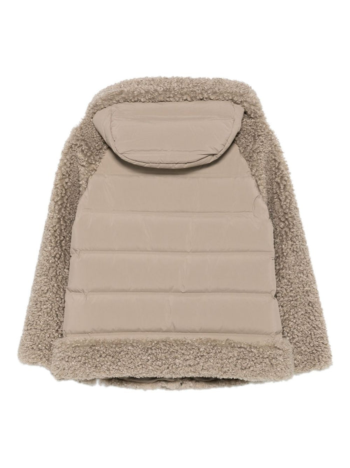 Rrd Damen Jacke mit Teddybär-Effekt in braun 2