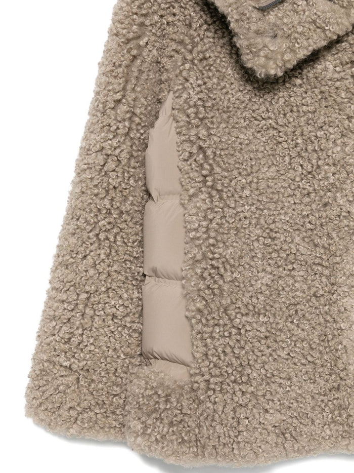 Rrd Damen Jacke mit Teddybär-Effekt in braun 3