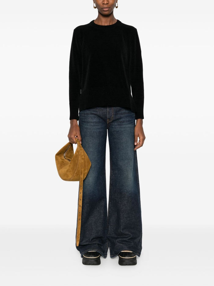 Rrd Maglia Nero Donna Scollo Tondo 2