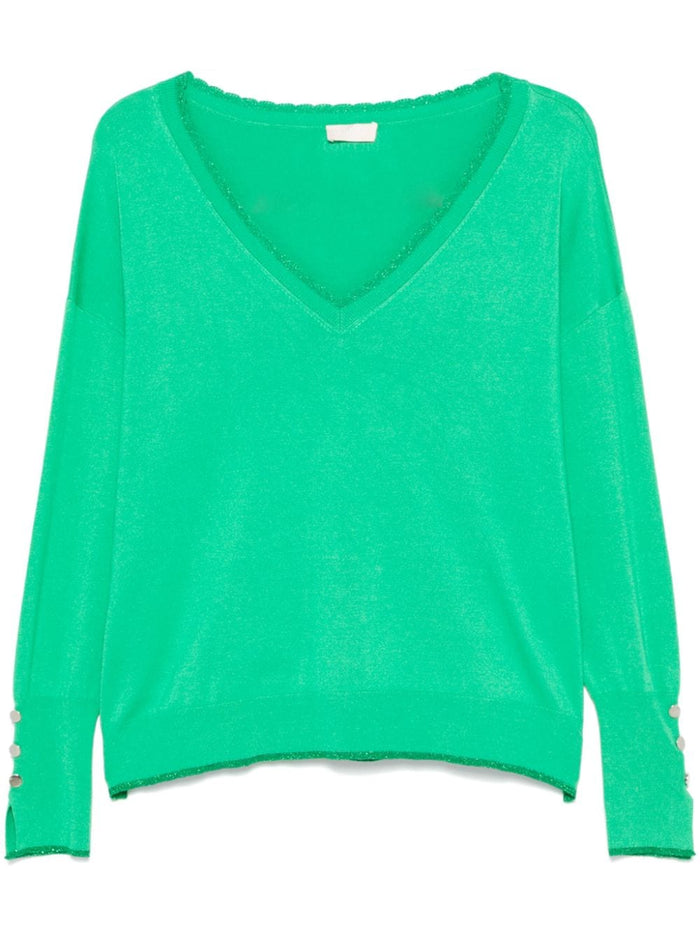 Liu.jo Women's Green Sweater 1