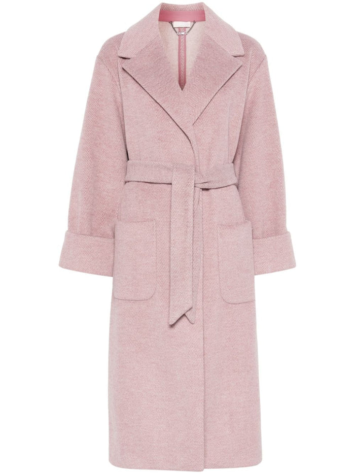 Liu.jo Pink Coat Women 1