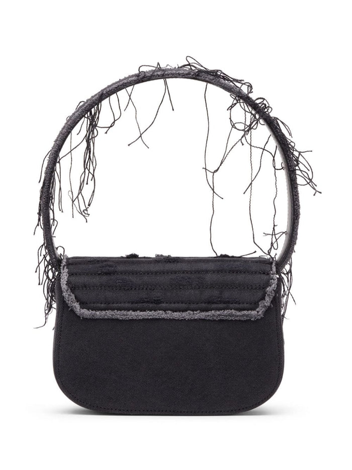 Diesel Borsa Nero Donna 1DR Sfrangiata 2
