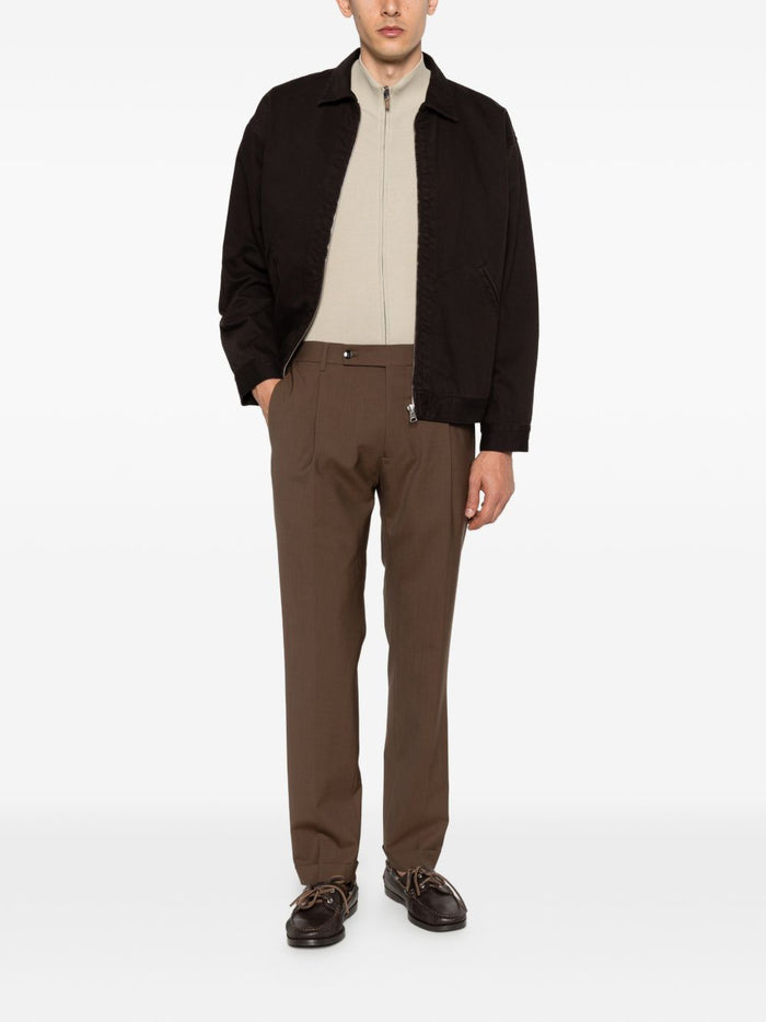 Berwich Pantaloni Marrone Uomo Retro Long 2