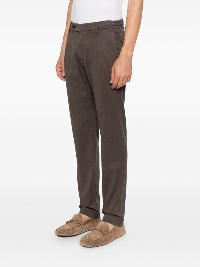 Berwich Pantaloni Marrone Uomo Retro Long 1