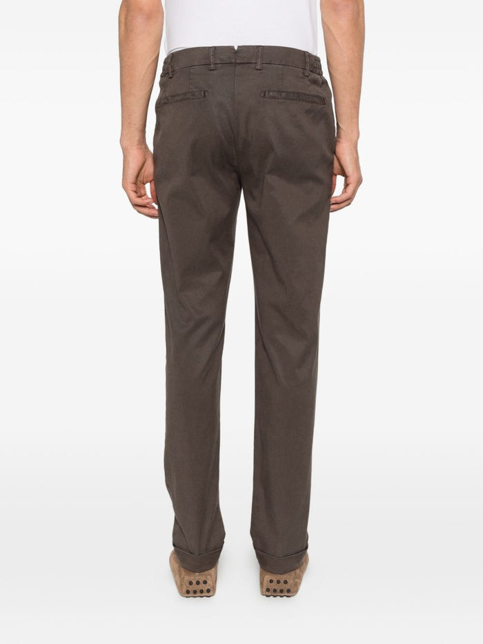 Berwich Pantaloni Marrone Uomo Retro Long 3