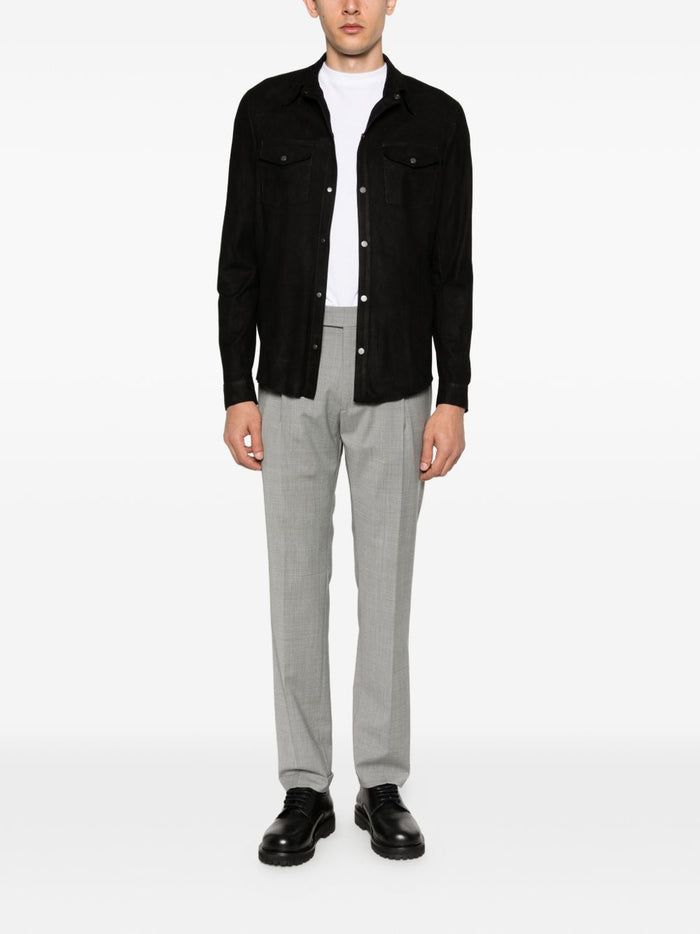 Berwich Pantaloni Grigio Uomo Retro Long 2