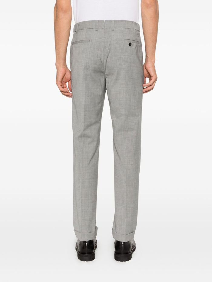 Berwich Pantaloni Grigio Uomo Retro Long 3