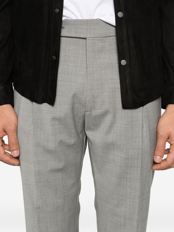 Berwich Pantaloni Grigio Uomo Retro Long 4