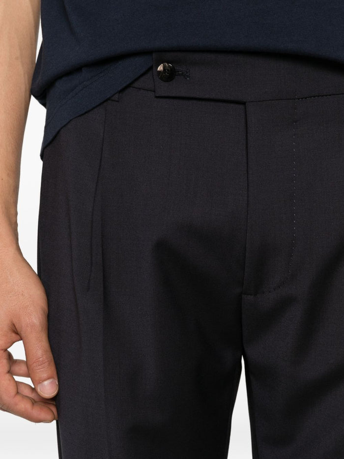 Berwich Pantaloni Blu Uomo Retro Long 4