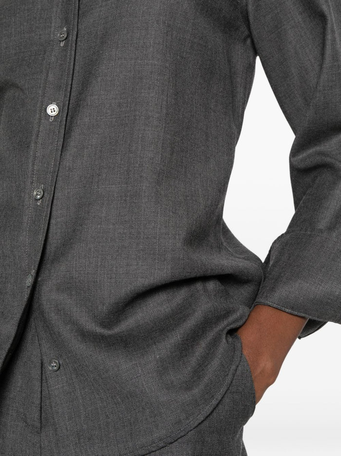 Caliban Camicia Grigio Donna 3