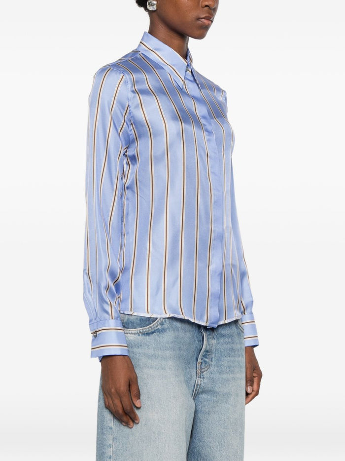 Caliban Camicia Azzurro Donna 4