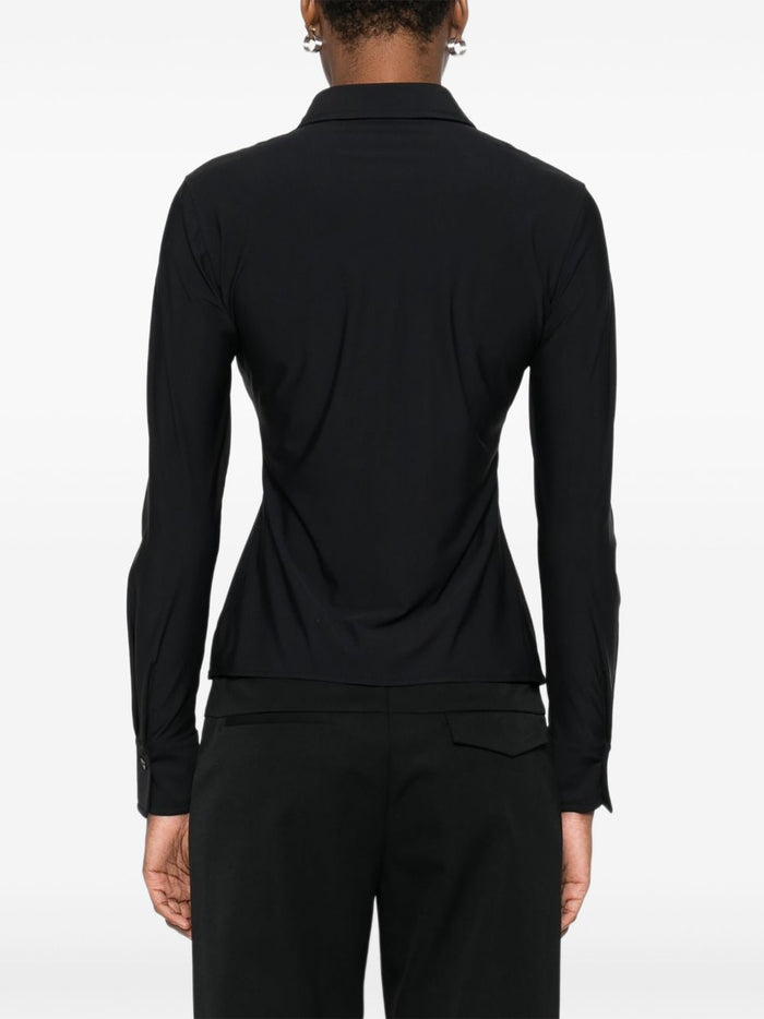 Caliban Camicia Nero Donna 4
