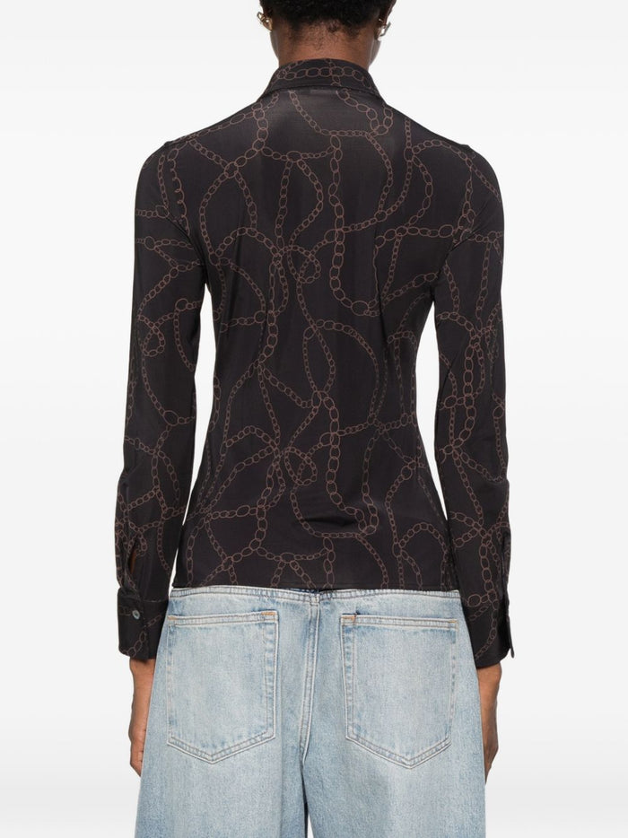 Caliban Camicia Nero Donna 4