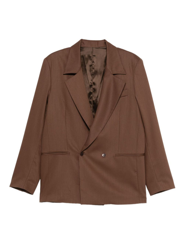 Kostüm Herren-Jacke, braun, zweireihig 1