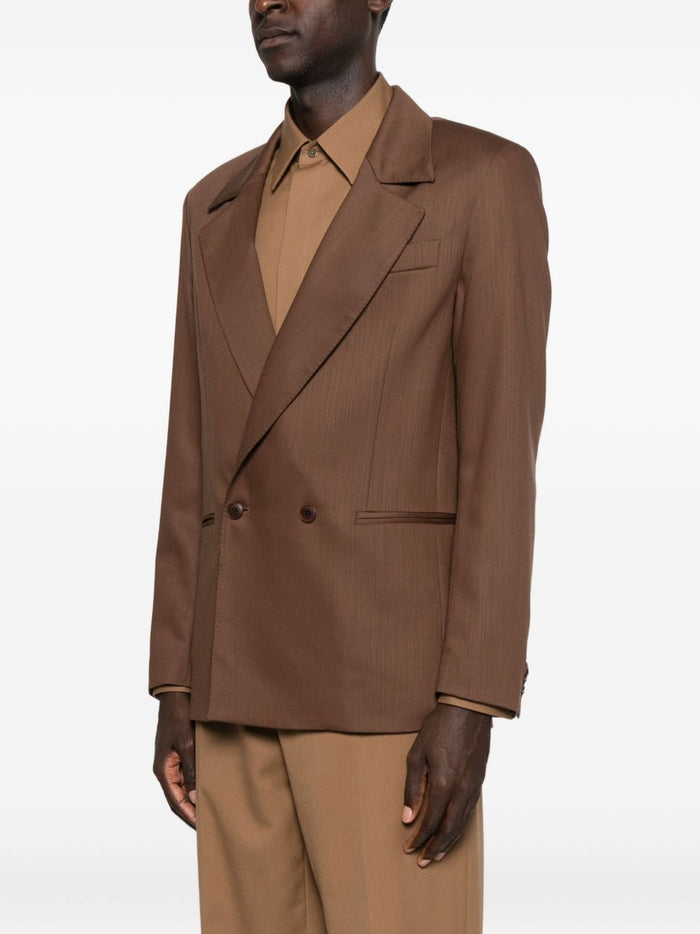 Kostüm Herren-Jacke, braun, zweireihig 2