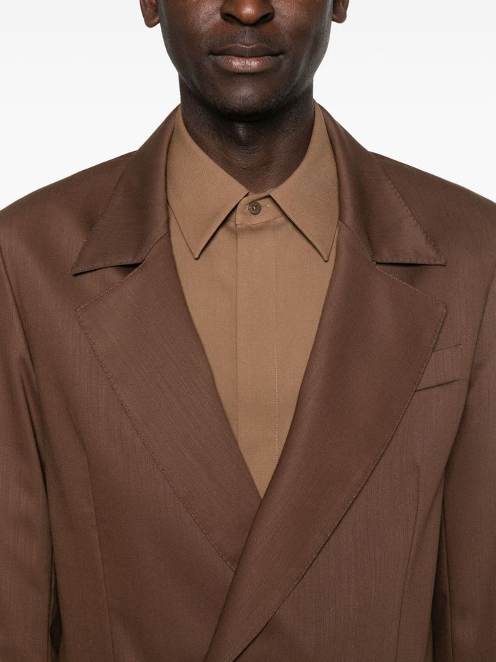 Kostüm Herren-Jacke, braun, zweireihig 5