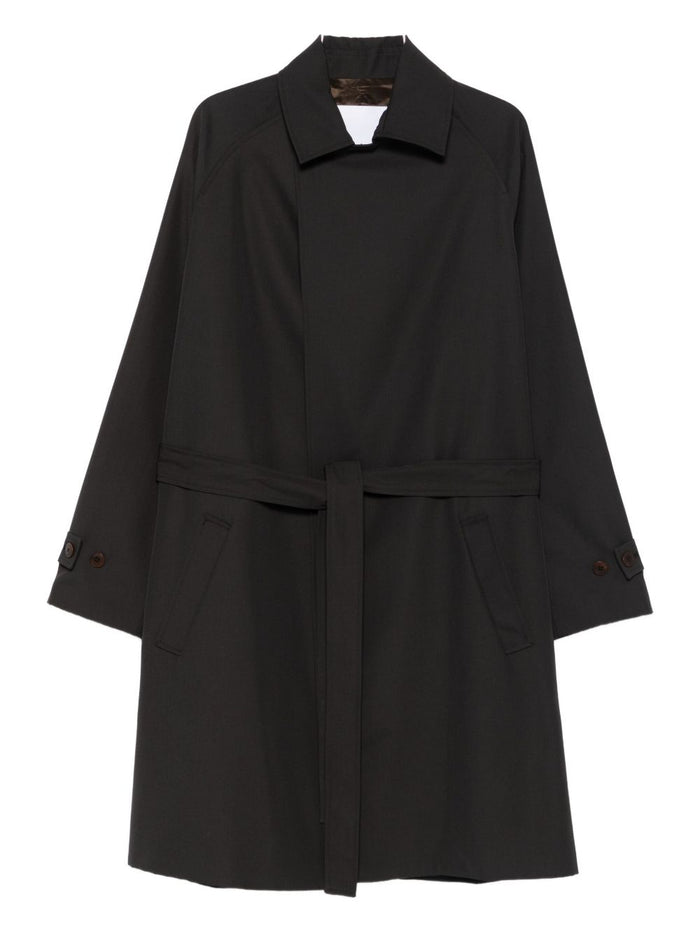 Costumein Herren-Trenchcoat in Braun mit Gürtel 1