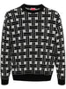 Kenzo Men's Black Sweater Jacquard Pattern 5