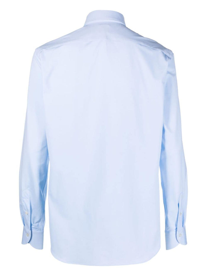 Xacus Light Blue Men's Shirt with French Collar 2