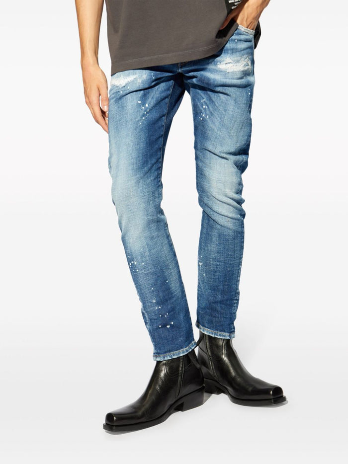 Dsquared2 Jeans Blu Uomo Stonewashed 2