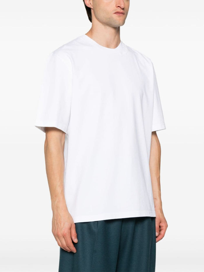 Marni Solid Color Men's White T-shirt 2